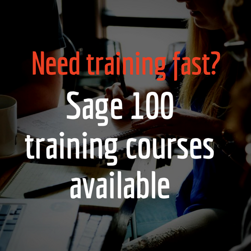 Need training fast? Sage 100 courses avialable