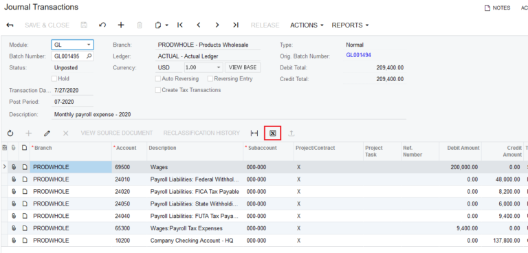 Upload or Export Data using Excel in Acumatica | ACC Software Solutions